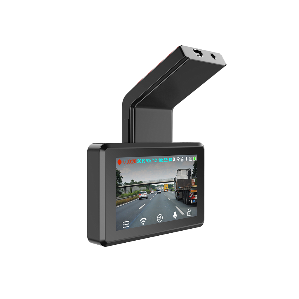 Dashcam Full HD 3\ Monitor/DVR Funktion Front&quot; 771000-6532