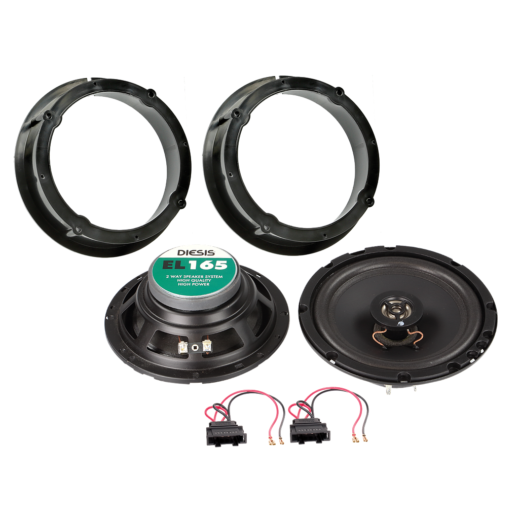 Lautsprecher Kit Audi/Seat/Skoda/VW Calearo 2-Wege Coaxial 671320-12-1