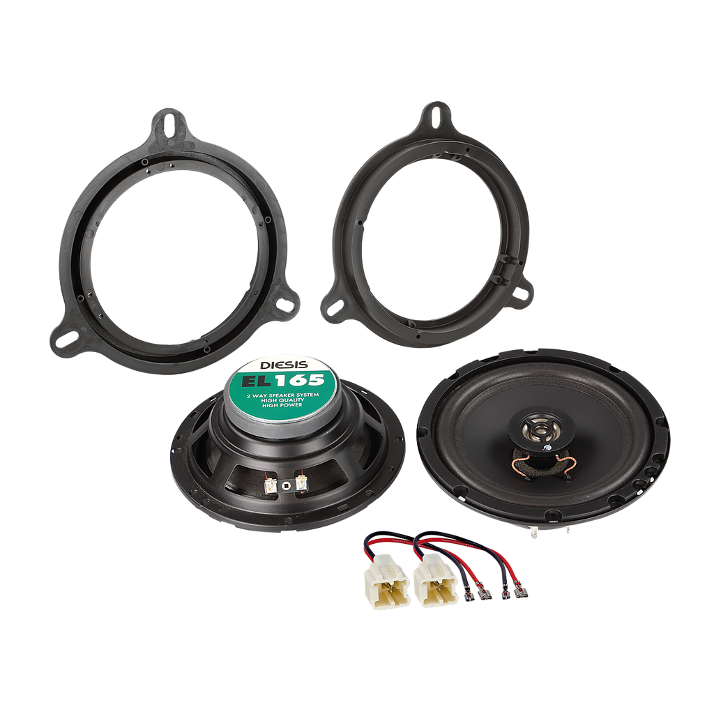 Lautsprecher Kit Dacia/Renault/Nissan Calearo 2-Wege Coaxial 671250-10-1