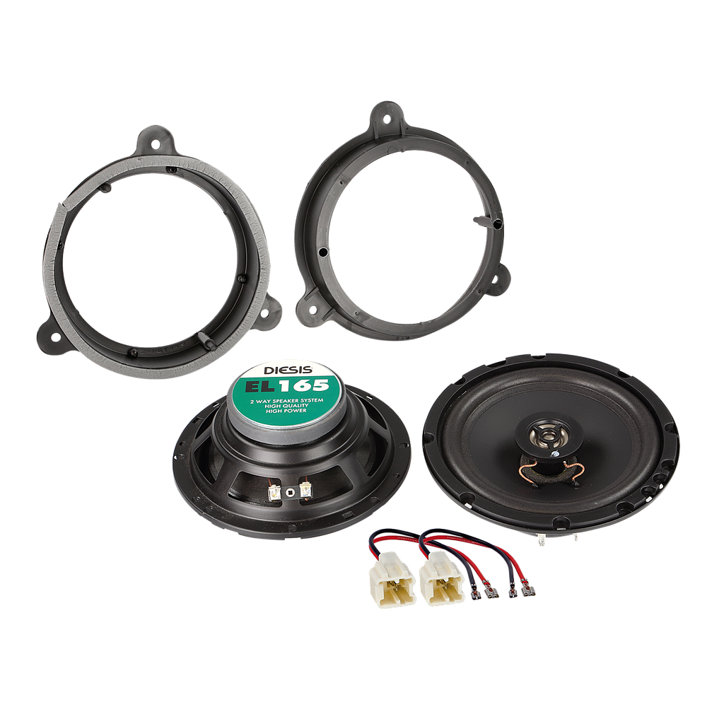 Lautsprecher Kit Nissan/Opel/Renault Calearo 2-Wege Coaxial 671250-13-1