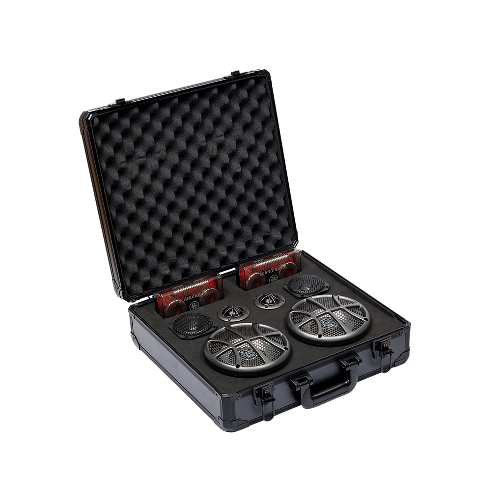 Scandinavia Pro Comp 16.5cm 3 Wege LS-System/Flight Case CK-SCANDCASE3