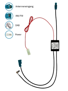 ATTB_4726_03 Aktivsplitter- Frequenzweiche Fakra/SMB