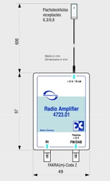 [2100000105199] DAB/ FM Antennenverstärker mit Fakra Ein- und Ausgang