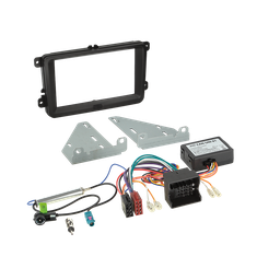 [2100000044672] 2-DIN Kit 1 Seat/Skoda/VW diverse Fahrzeuge CAN Bus schwarz 621320-30-01