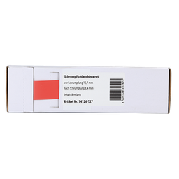 [2100000033652] Schrumpfschlauch rot Ø 12,7 mm / Länge: 8 m 34126-127