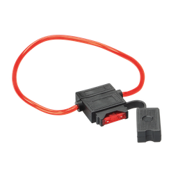 [2100000029648] Sicherungshalter ATC 10A Sicherung / 30cm Kabel 1,5mm² rot 30.3803-01